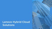 Introducing Lenovo Hybrid Cloud Solutions